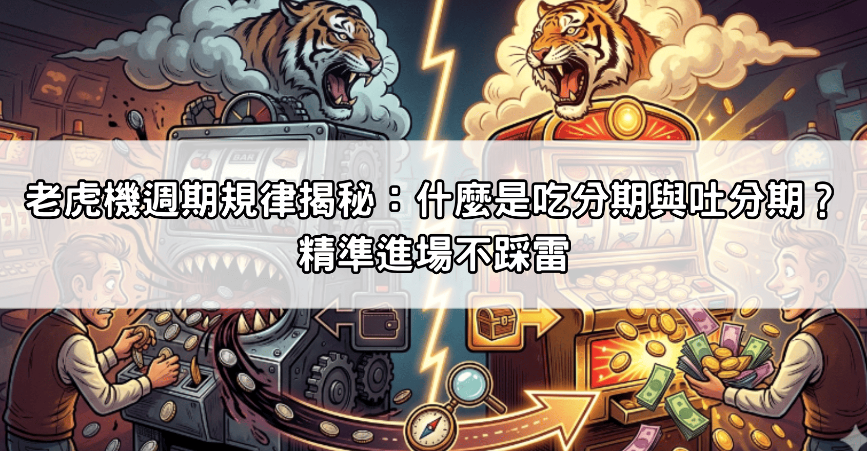 老虎機週期規律揭秘:什麼是吃分期與吐分期?精準進場不踩雷
